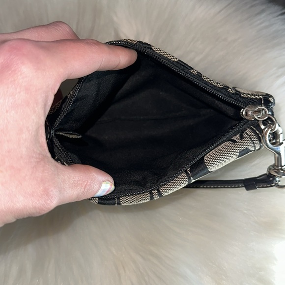 Coach Legacy Ltd. Edition 65th Anniversary  Signature Canvas & Leather Wristlet - Picture 6 of 8